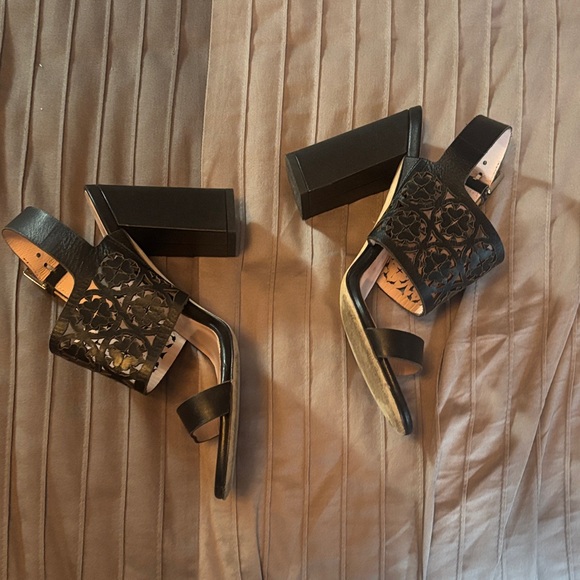 Kate Spade Black Cut-Out Healed Sandals size 6 - Picture 5 of 15